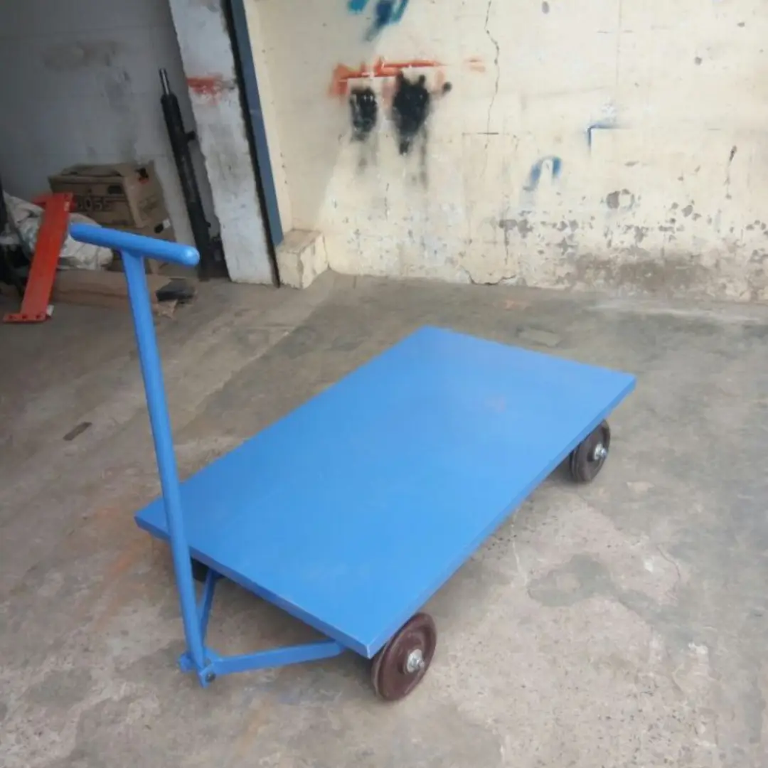 Mild Steel Movable Platform Trolley, Capacity: 500 kg