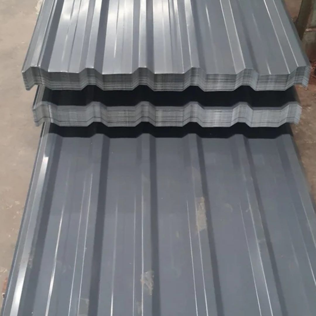Jindal Grey Corrugated Aluminum Roofing Sheet (0.50 mm) - 1220 mm