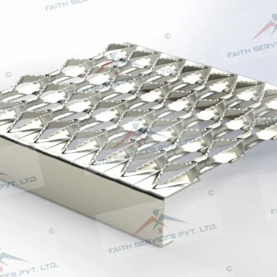 Mild Steel Checker Plate Platform, Thickness: 2 mm
