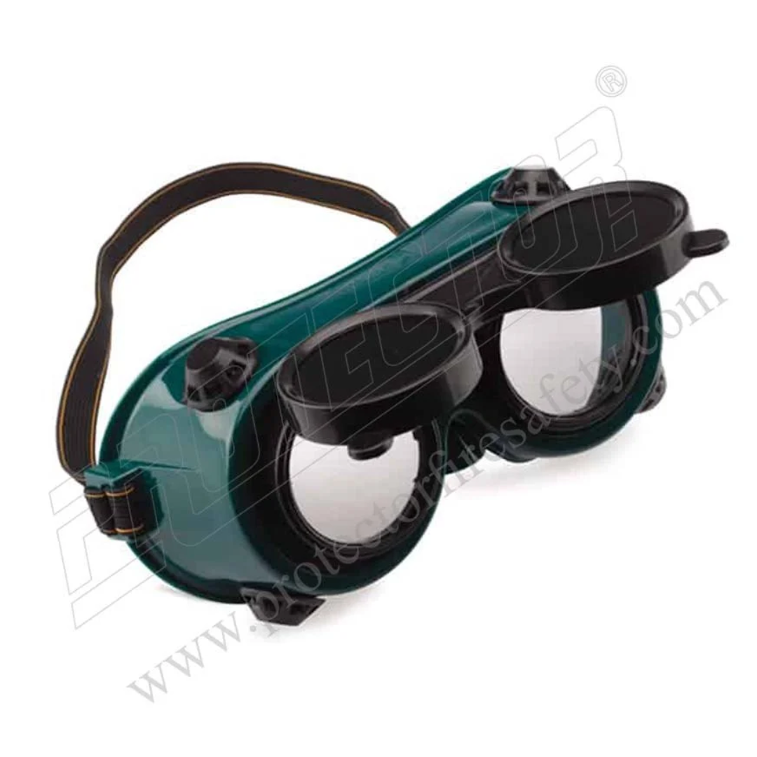 Unisex Rubber GOGGLES GAS WELDING FLIP ON TYPE UDYOGI GW250