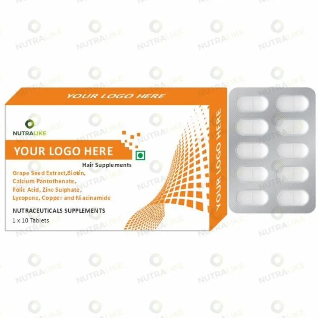 Hair Growth Capsules, Packaging Size: 1x10