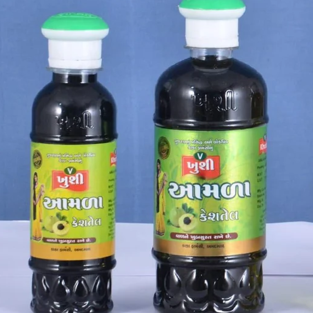 Hair Growth V Khushi Amla Hairoil, Packaging Size: 200ml