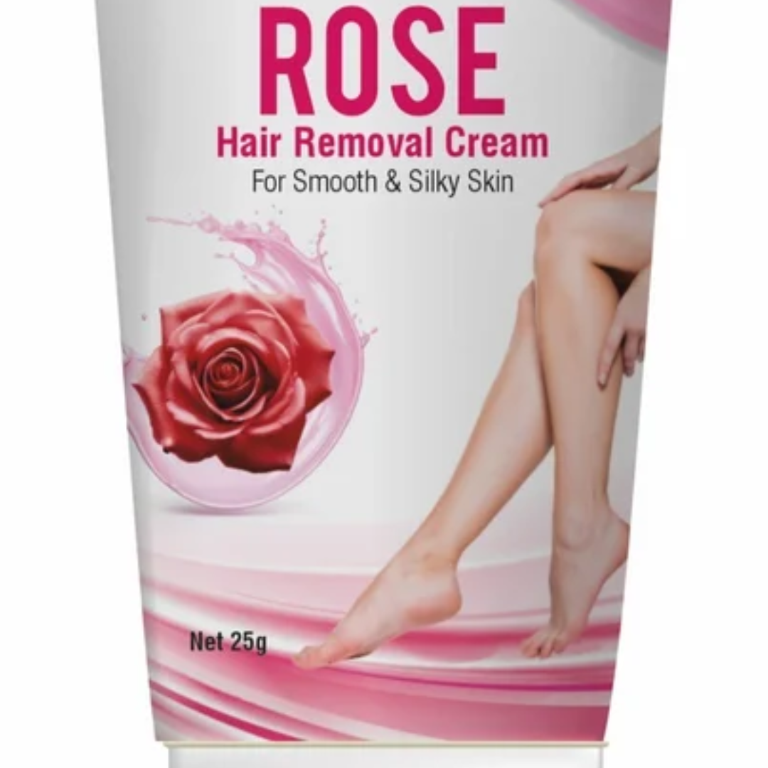Rose Hair Removal Cream 25ml, Packaging Size: 50 gm, Tube