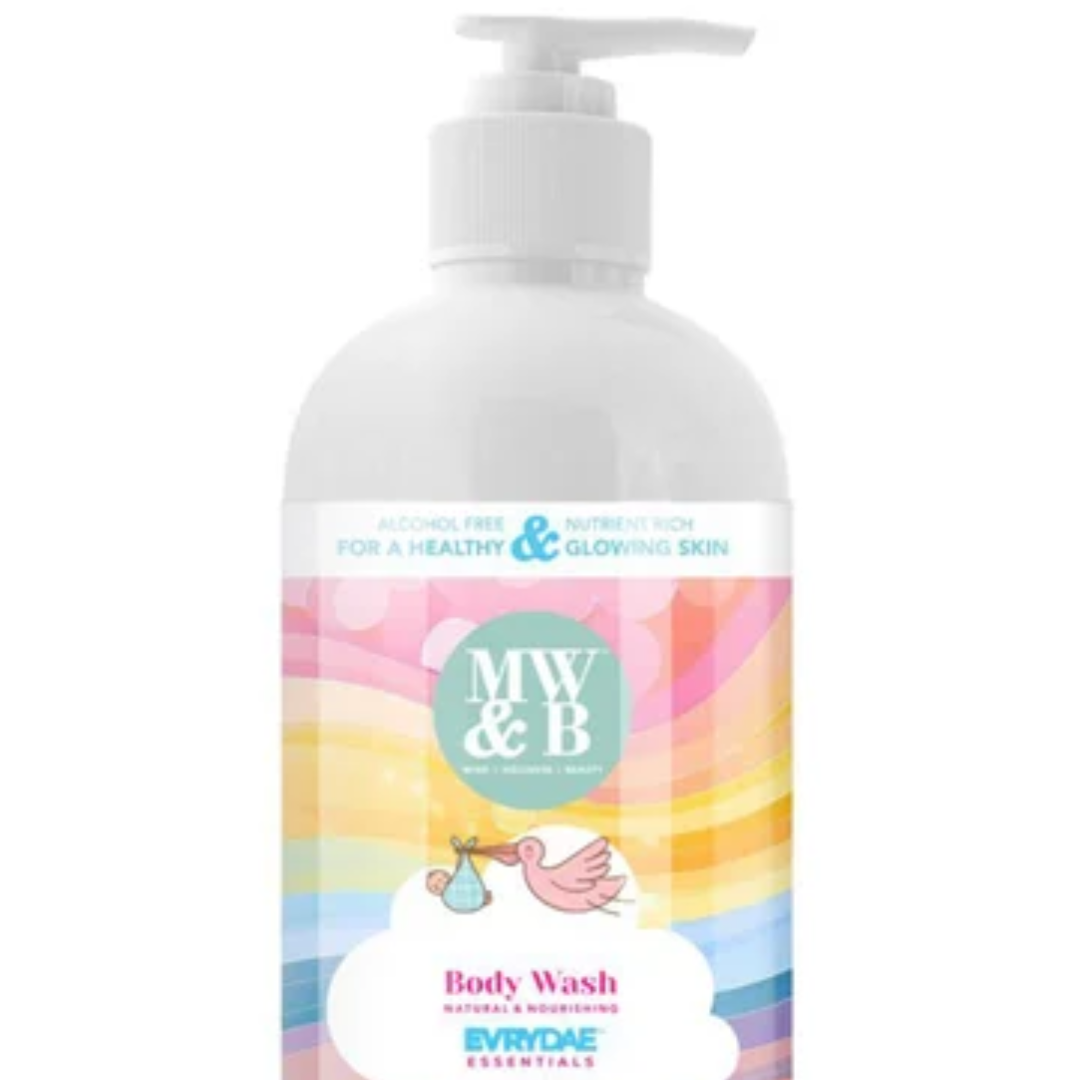 Natural & Nourishing Baby Body Wash 500ml By MW&B EVRYDAE Essentials, Packaging Type: Bottle, Packaging Size: 400 ml