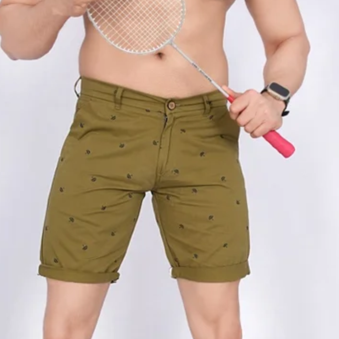 Cotton Men's Printed Shorts, Waist Size: 30 to 38